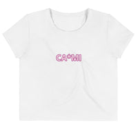 CA*MI Print Crop Tshirt