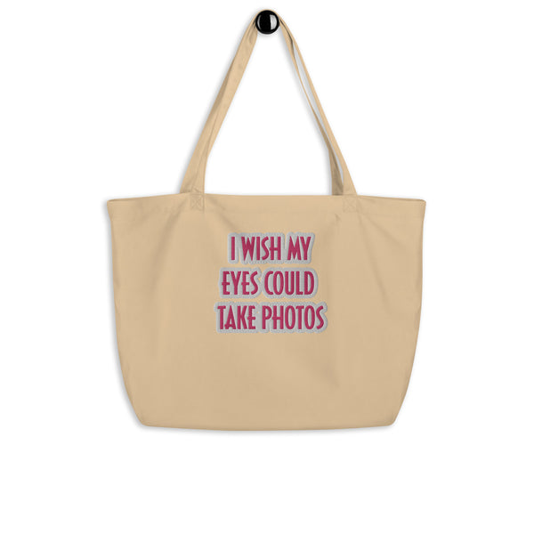 Large organic tote bag