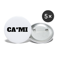 Buttons large 2.2''/56 mm (5-pack) - white